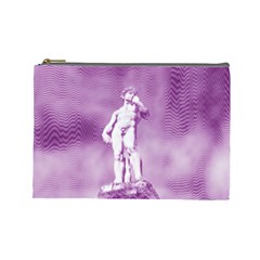 Modul Statue Greek Athlete Vaporwave Cosmetic Bag (Large)