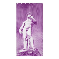 Modul Statue Greek Athlete Vaporwave Shower Curtain 36  X 72  (stall) 