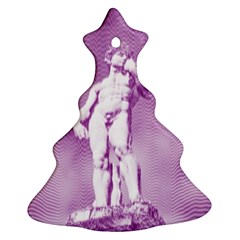 Modul Statue Greek Athlete Vaporwave Ornament (Christmas Tree) 