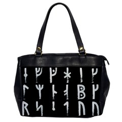 Medieval Runes Collected Inverted Complete Oversize Office Handbag by WetdryvacsLair