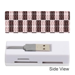 Rosegold Beads Chessboard Memory Card Reader (stick) by Sparkle