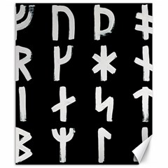 Younger Futhark Rune Set Collected Inverted Canvas 20  X 24  by WetdryvacsLair