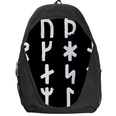 Younger Futhark Rune Set Collected Inverted Backpack Bag by WetdryvacsLair