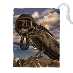 Apocalyptic Future Concept Artwork Drawstring Pouch (5xl) by dflcprintsclothing