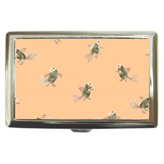 Delicate Decorative Seamless  Pattern With  Fairy Fish On The Peach Background Cigarette Money Case by EvgeniiaBychkova