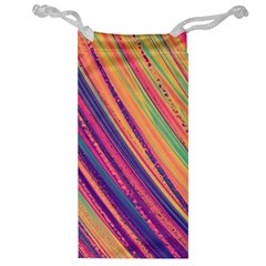 Colorful Stripes Jewelry Bag by Dazzleway