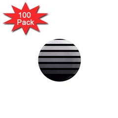 9 Bar Monochrome Fade 1  Mini Magnets (100 Pack)  by WetdryvacsLair