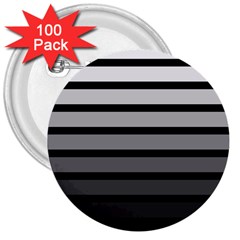 9 Bar Monochrome Fade 3  Buttons (100 Pack)  by WetdryvacsLair