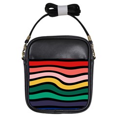 Nine 9 Bar Rainbow Sea Sickness Girls Sling Bag by WetdryvacsLair