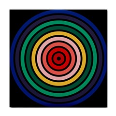 Nine 9 Bar Rainbow Target Tile Coaster