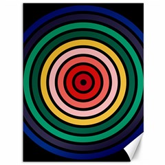 Nine 9 Bar Rainbow Target Canvas 36  X 48  by WetdryvacsLair