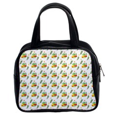 Background Cactus Classic Handbag (two Sides) by Mariart