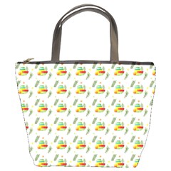 Background Cactus Bucket Bag by Mariart