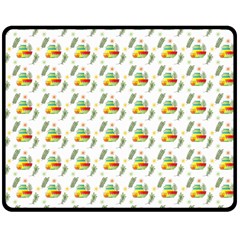 Background Cactus Double Sided Fleece Blanket (Medium) 