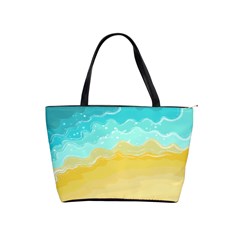 Abstract Background Beach Coast Classic Shoulder Handbag