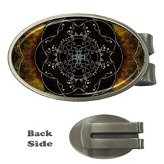Mandala - 0005 - The Pressing Money Clips (oval)  by WetdryvacsLair