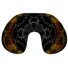 Mandala - 0005 - The Pressing Travel Neck Pillow by WetdryvacsLair