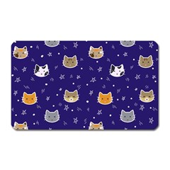 Multi Cats Magnet (Rectangular)