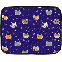 Multi Cats Double Sided Fleece Blanket (Mini) 