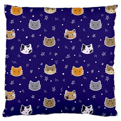 Multi Kitty Large Cushion Case (Two Sides)