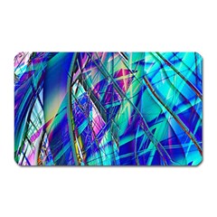 Title Wave, Blue, Crashing, Wave, Natuere, Abstact, File Img 20201219 024243 200 Magnet (rectangular) by ScottFreeArt