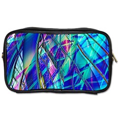 Title Wave, Blue, Crashing, Wave, Natuere, Abstact, File Img 20201219 024243 200 Toiletries Bag (two Sides) by ScottFreeArt