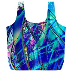 Title Wave, Blue, Crashing, Wave, Natuere, Abstact, File Img 20201219 024243 200 Full Print Recycle Bag (XL)