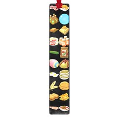 Glitch Glitchen Food Pattern One Large Book Marks by WetdryvacsLair