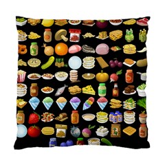 Glitch Glitchen Food Pattern Two Standard Cushion Case (one Side) by WetdryvacsLair