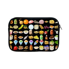 Glitch Glitchen Food Pattern Two Apple iPad Mini Zipper Cases