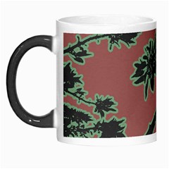 Tropical Style Floral Motif Print Pattern Morph Mugs by dflcprintsclothing