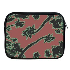 Tropical Style Floral Motif Print Pattern Apple Ipad 2/3/4 Zipper Cases