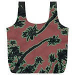 Tropical Style Floral Motif Print Pattern Full Print Recycle Bag (XXXL) Front