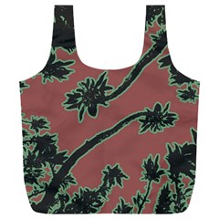 Tropical Style Floral Motif Print Pattern Full Print Recycle Bag (xxxl) by dflcprintsclothing