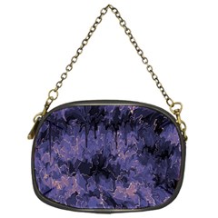 Purple And Yellow Abstract Chain Purse (one Side) by Dazzleway