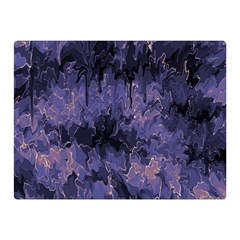 Purple And Yellow Abstract Double Sided Flano Blanket (mini)