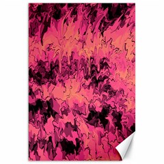 Pink Abstract Canvas 20  X 30  by Dazzleway