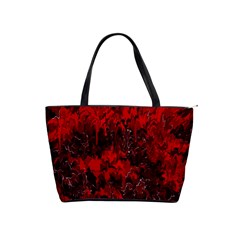 Red Abstract Classic Shoulder Handbag