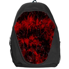 Red Abstract Backpack Bag by Dazzleway