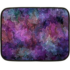 Multicolored Abstract Double Sided Fleece Blanket (mini)  by Dazzleway