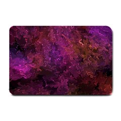 Red Melty Abstract Small Doormat  by Dazzleway