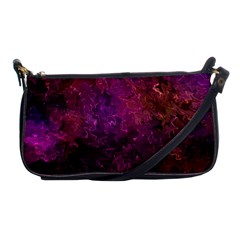 Red Melty Abstract Shoulder Clutch Bag by Dazzleway