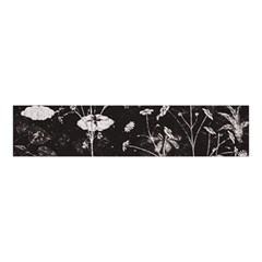Dark Floral Artwork Velvet Scrunchie by dflcprintsclothing