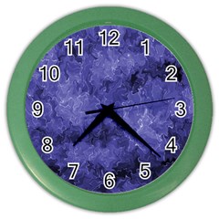 Lilac Abstract Color Wall Clock by Dazzleway