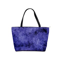 Lilac Abstract Classic Shoulder Handbag by Dazzleway