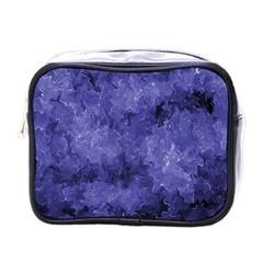 Lilac Abstract Mini Toiletries Bag (one Side) by Dazzleway