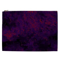 Red And Purple Abstract Cosmetic Bag (xxl) by Dazzleway