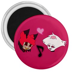 Chibiradioheart 3  Magnets by murosakiiro