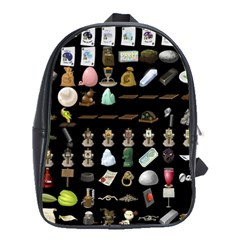 Glitch Glitchen Misc Three School Bag (large) by WetdryvacsLair