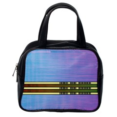 Glitched Vaporwave Hack The Planet Classic Handbag (one Side) by WetdryvacsLair